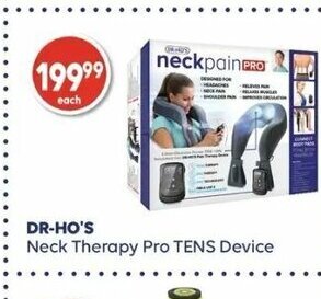 Shoppers Drug Mart Dr-ho's neck therapy pro tens device offer