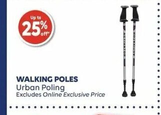 Shoppers Drug Mart Walking poles urban poling offer