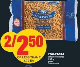 No Frills Italpasta 750 g offer