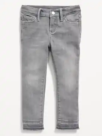 Old Navy Unisex rockstar 360° stretch gray cut-off jeggings for toddler offer