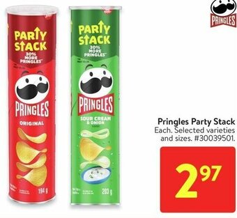 Walmart Pringles Party Stack offer