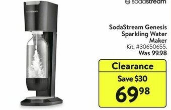 Walmart SodaStream Genesis Sparkling Water Maker offer