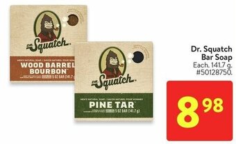 Walmart Dr. Squatch Bar Soap offer