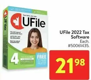 Walmart UFile 2022 Tax Software offer