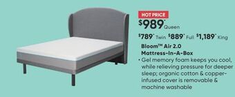 Sleep Country Bloom air 2.0 mattress-in-a-box offer