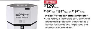 Sleep Country Malouf protect mattress protector offer