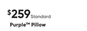 Sleep Country Purple pillow offer