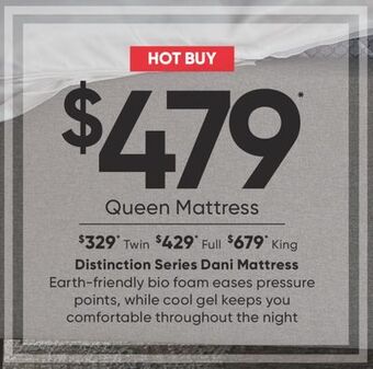 Sleep Country Distinction series dani mattress offer