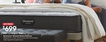 Sleep Country Beautyrest® renewal marina mattress offer