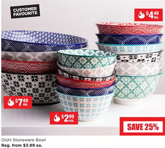 Kitchen Stuff Plus Oishi stoneware bowl offer