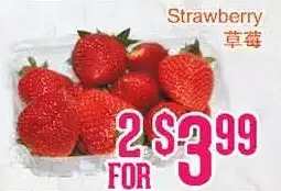 Grant's Foodmart Strawberry offer
