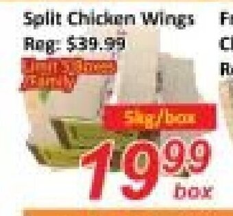 Fresh Win Foodmart Split Chicken Wings offer