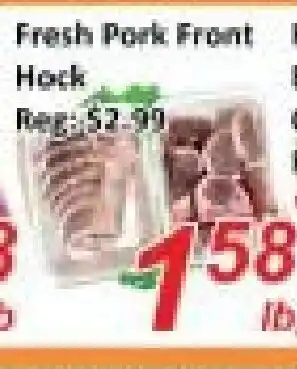 Fresh Win Foodmart Fresh Pork Front Hock offer