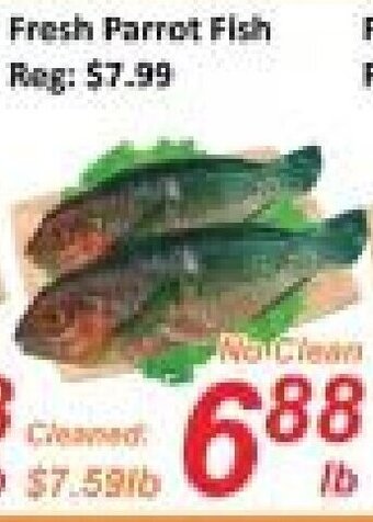 Fresh Win Foodmart Fresh Parrot Fish offer