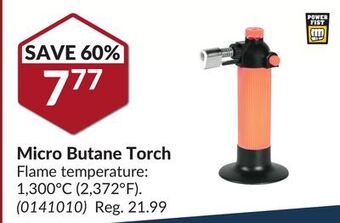 Princess Auto Micro butane torch offer
