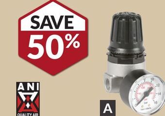 Princess Auto Air pressure regulators with gauge offer
