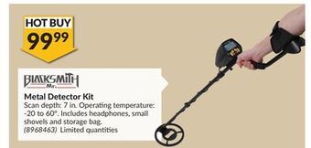 Princess Auto Metal detector kit offer