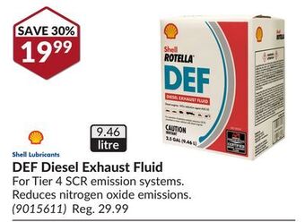 Princess Auto Def diesel exhaust fluid offer