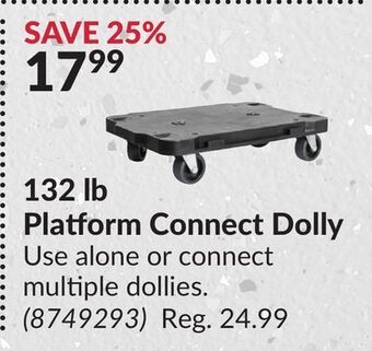 Princess Auto 132 lb platform connect dolly offer