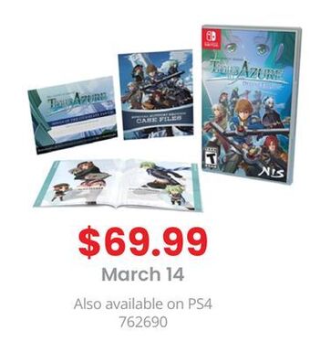 GameStop The legend of heroes: trails to azure - deluxe edition offer