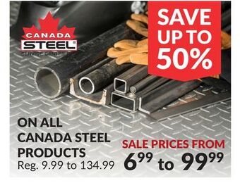 Princess Auto All canada steel products offer