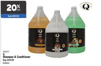 Ren’s Pets Depot Q shampoo & conditioner offer