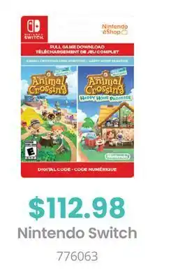 GameStop Animal crossing new horizons bundle (game + dlc) - digital nintendo switch offer