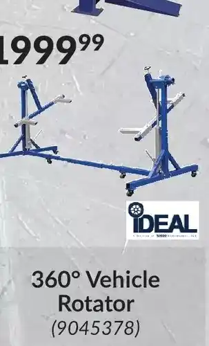Princess Auto Ideal 360 vehicle rotator offer