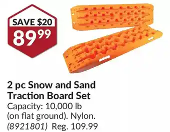 Princess Auto Erickson, 2 pc snow and sand traction board set offer