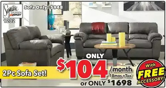 Surplus Furniture Bladen grey sofa & loveseat offer