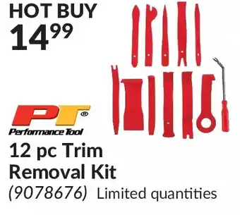 Princess Auto Performance tool 12 pc trim removal kit offer