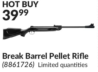 Princess Auto Break barrel peller rifle offer