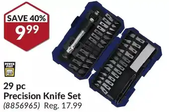Princess Auto Power fist 29 pc precision knife set offer