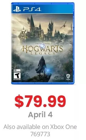 GameStop Hogwarts legacy offer