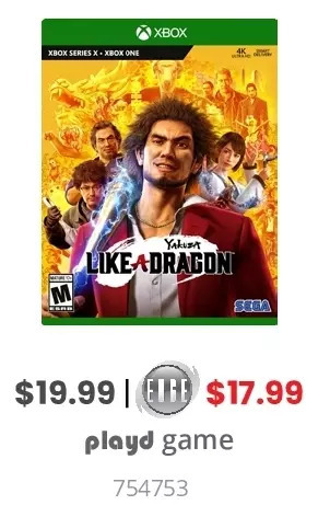 GameStop Yakuza like a dragon offer