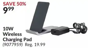 Princess Auto 10w wireless charging pad offer