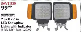 Princess Auto Evergear 2 pk 8 x 6 in. led snowplow lights with indicator offer