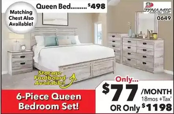 Surplus Furniture Millbrook 6-piece bedroom set offer