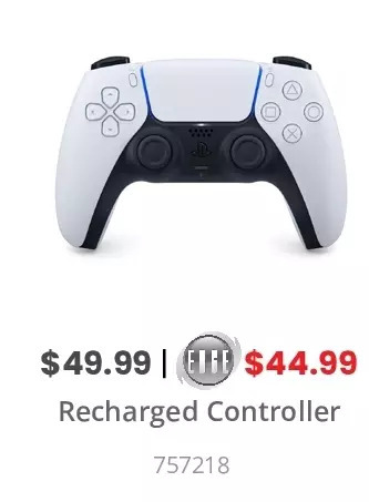 GameStop Playstation 5 dualsense wireless controller offer