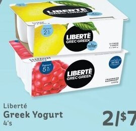 IGA Liberté Greek Yogurt 4's offer