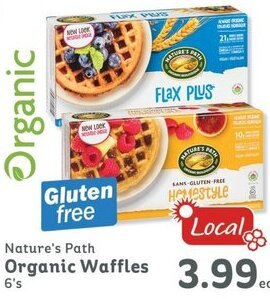 IGA Nature's Path Organic Waffles 6's offer