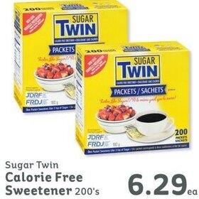IGA Sugar Twin Calorie Free Sweetener 200's offer