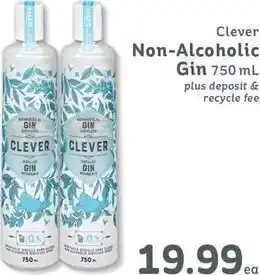 IGA clever Non-Alcoholic Gin 750 ml offer
