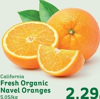 IGA California Fresh Organic Navel Oranges offer