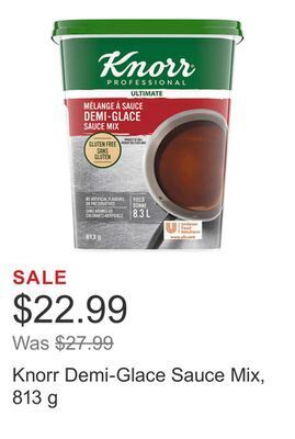 Costco Knorr demi-glace sauce mix, 813 g offer