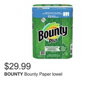 Costco Bounty paper towel offer
