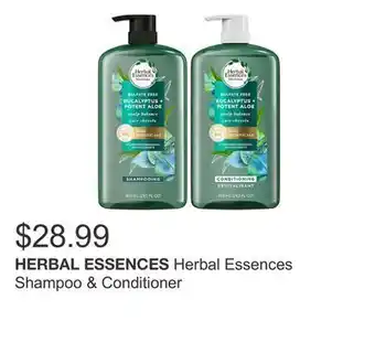 Costco Herbal essences shampoo & conditioner offer