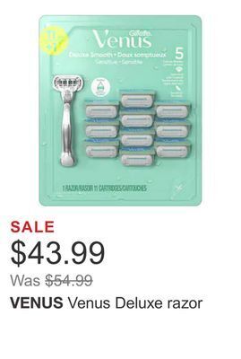 Costco Venus deluxe razor offer
