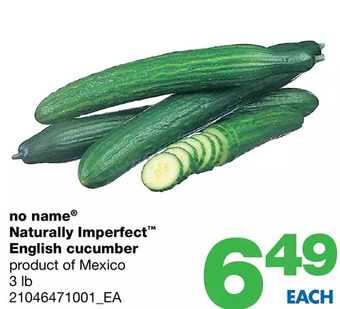 Wholesale Club No name naturally imperfect english cucumber offer