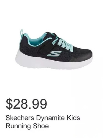 Costco Skechers dynamite kids running shoe offer